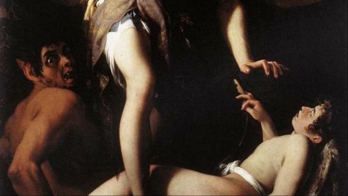 ¿Qué rival de Caravaggio lo acusó de sodomía en un cuadro?
