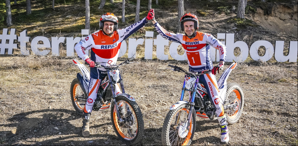 El divertido doble reto de Toni Bou y Nandu Jubany