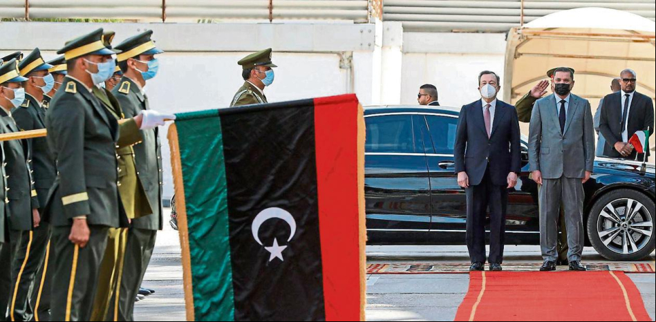 Draghi inaugura su agenda internacional con un viaje a Libia