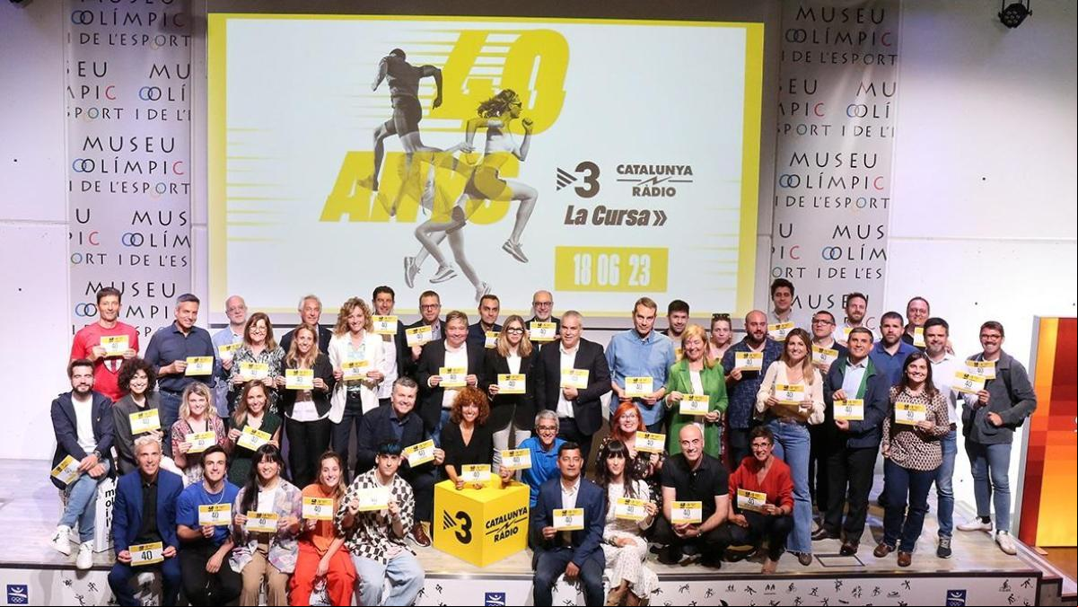 Una carrera popular de 7 km, pistoletazo de salida para celebrar los 40 años de TV3 y Catalunya Ràdio