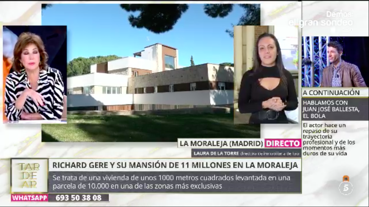 Así es la nueva casa de Richard Gere en La Moraleja: 11 millones de euros sobre una parcela de más de 10.000 metros