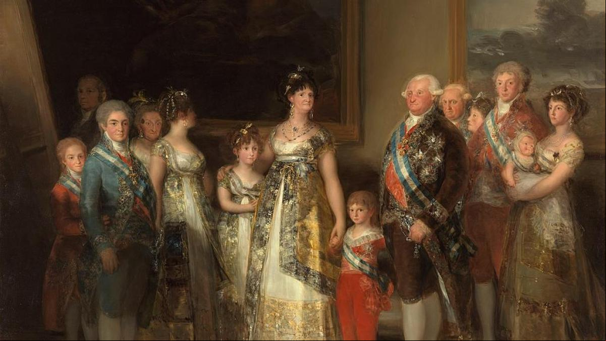 La familia de Carlos IV, según el pincel de Goya