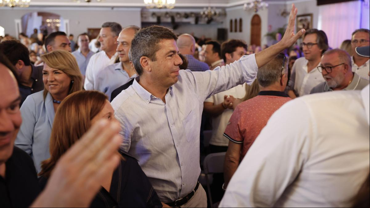 Mazón dice que el PP cumple mientras Sánchez “ningunea y asfixia” a la Comunitat Valenciana
