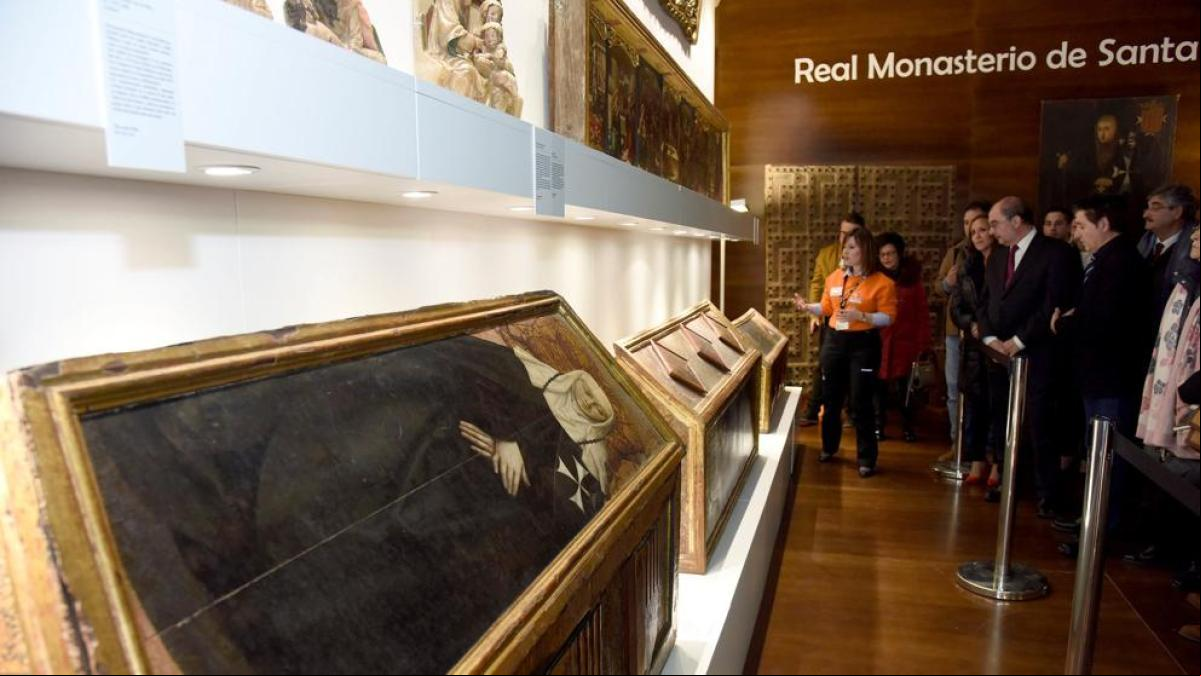 El Supremo confirma la propiedad aragonesa de las pinturas murales del Monasterio de Sijena