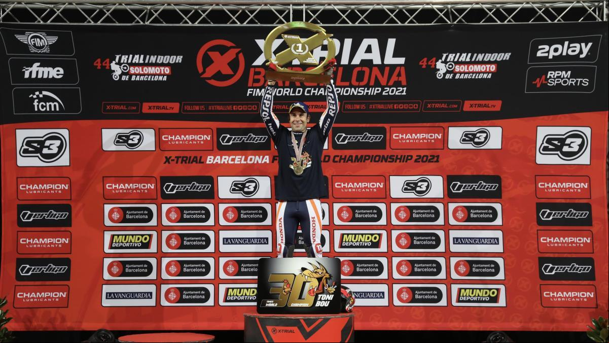 Toni Bou conquista su 30.º título mundial de trial