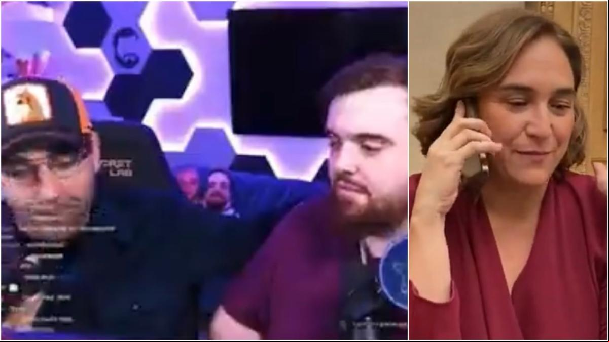 Ada Colau deja atónitos a Ibai Llanos y Gerard Romero con una inesperada confesión