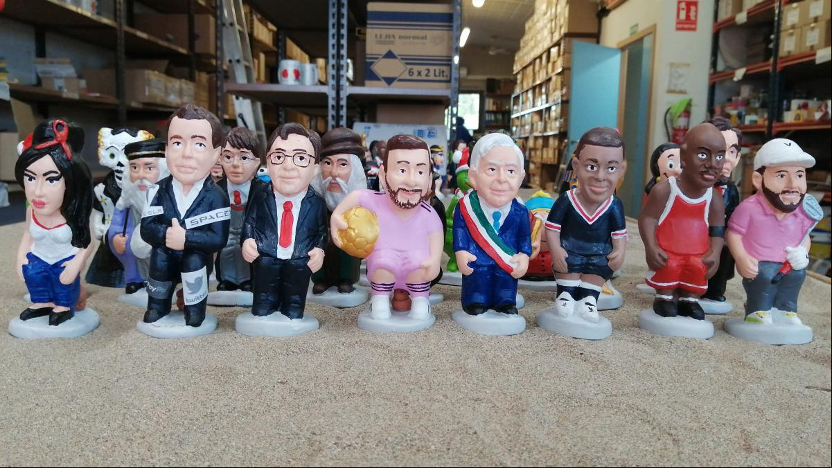 Benjamin Netanyahu, Barbie, Elon Musk o Kylian Mbappé amplían la familia de caganers