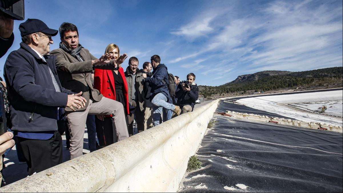 Mazón se compromete a acelerar las obras del trasvase Júcar-Vinalopó