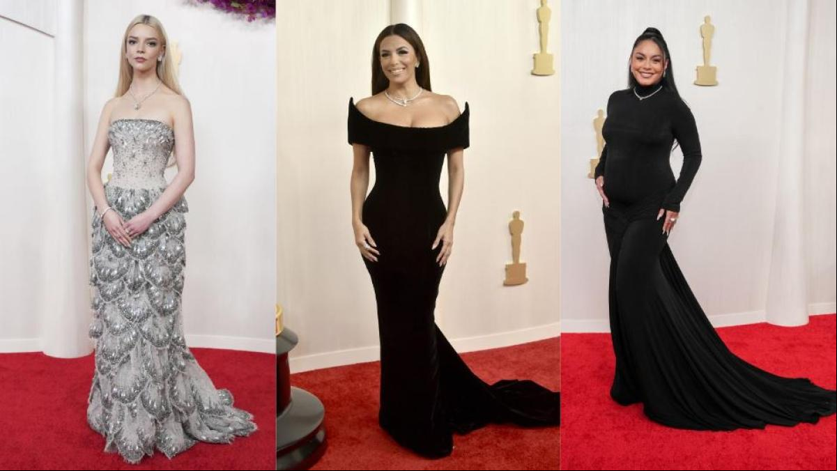 Vanessa Hudgens embarazada y una despampanante Eva Longoria: la alfombra roja de los Oscars
