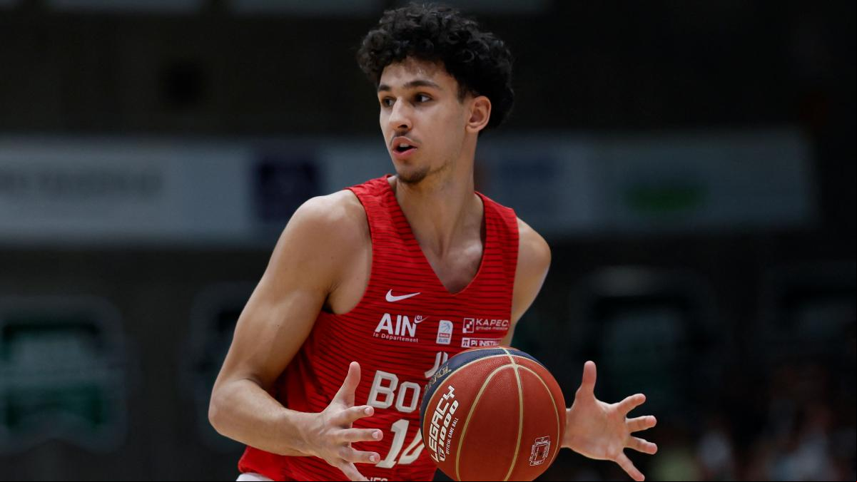 El malagueño Zaccharie Risacher, número uno del draft con los Atlanta Hawks