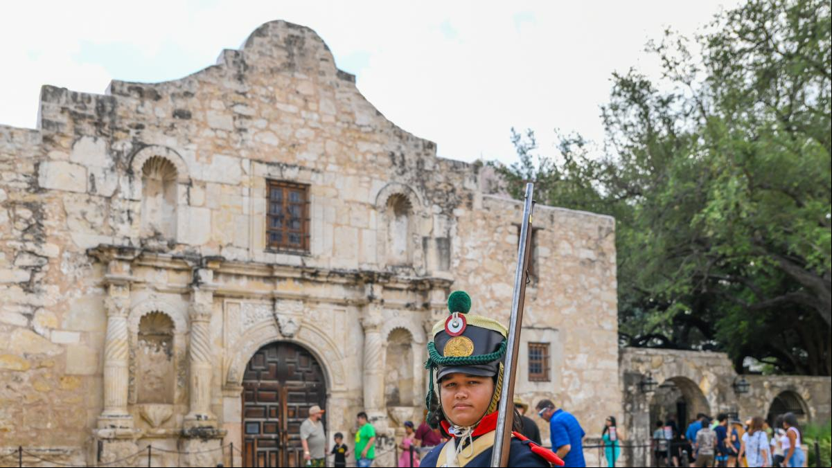Patriotismo en San Antonio