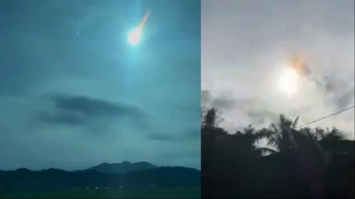 Un asteroide de un metro de diámetro ilumina el cielo de Filipinas en su entrada en la atmósfera