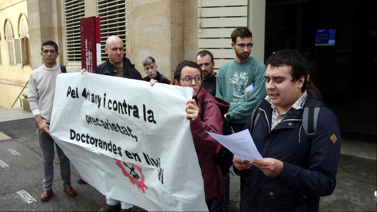 La Universitat de Lleida aprueba el cuarto año de contrato para doctorandos
