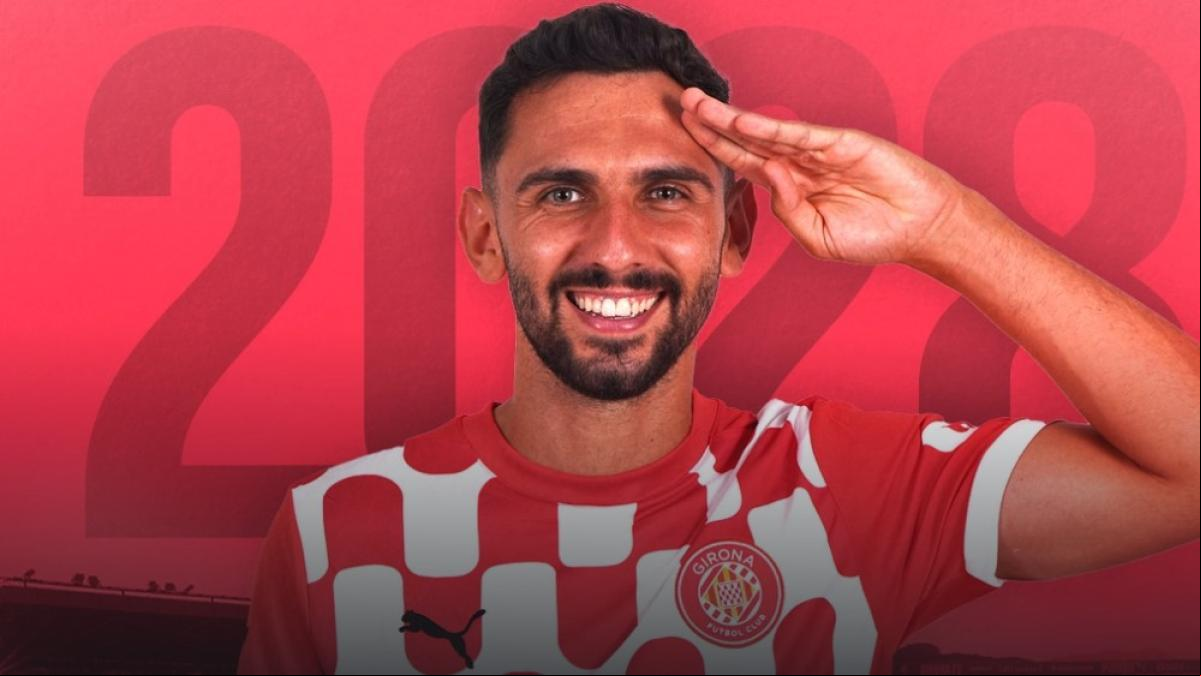 Iván Martín renueva con el Girona hasta el 2028