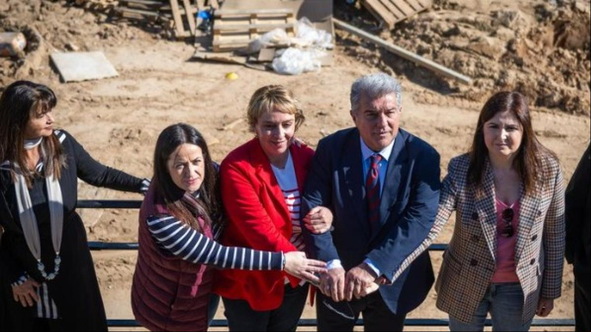 Laporta visita los municipios más afectados por la DANA