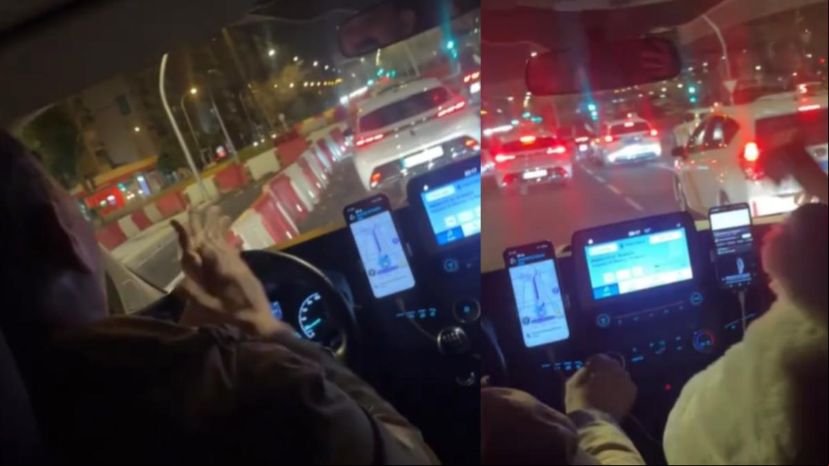Graba la hilarante actuación del conductor del Cabify que la lleva a casa: “Cosas que solo pasan en Sevilla”