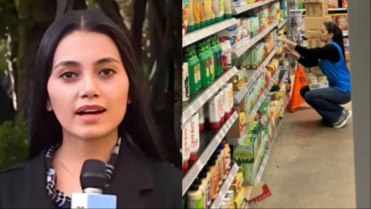 La historia de la periodista que emigró a Estados Unidos en busca de nuevas oportunidades y que ha acabado trabajando en un supermercado