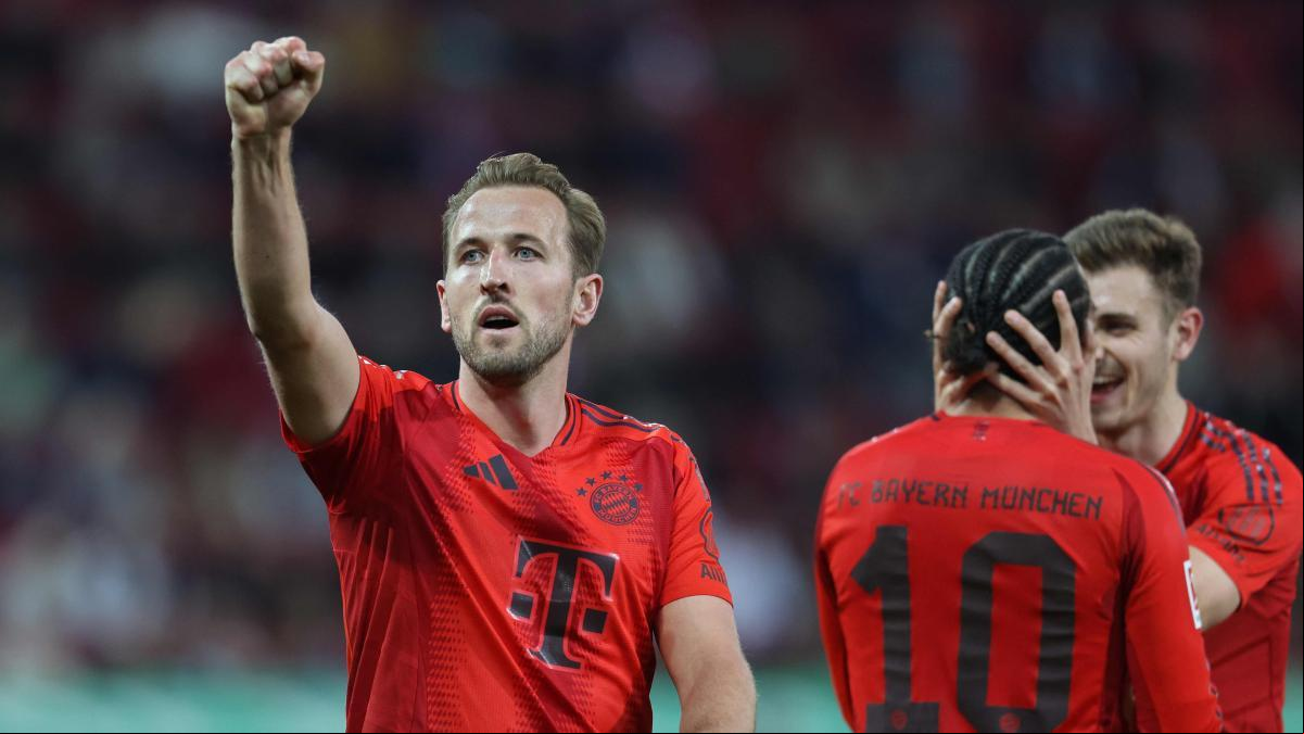 Harry Kane logra con el Bayern el primer título de su carrera Harry Kane logra con el Bayern el primer título de su carrera