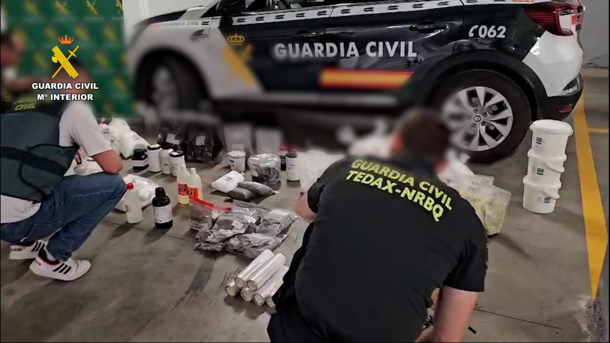 Detenido por fabricación ilegal de más de 150 kilos de explosivos en el garaje de su domicilio