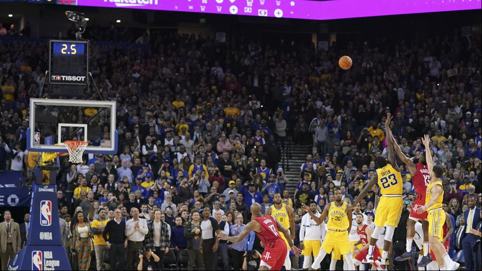 La exhibición de Harden para batir a los Warriors