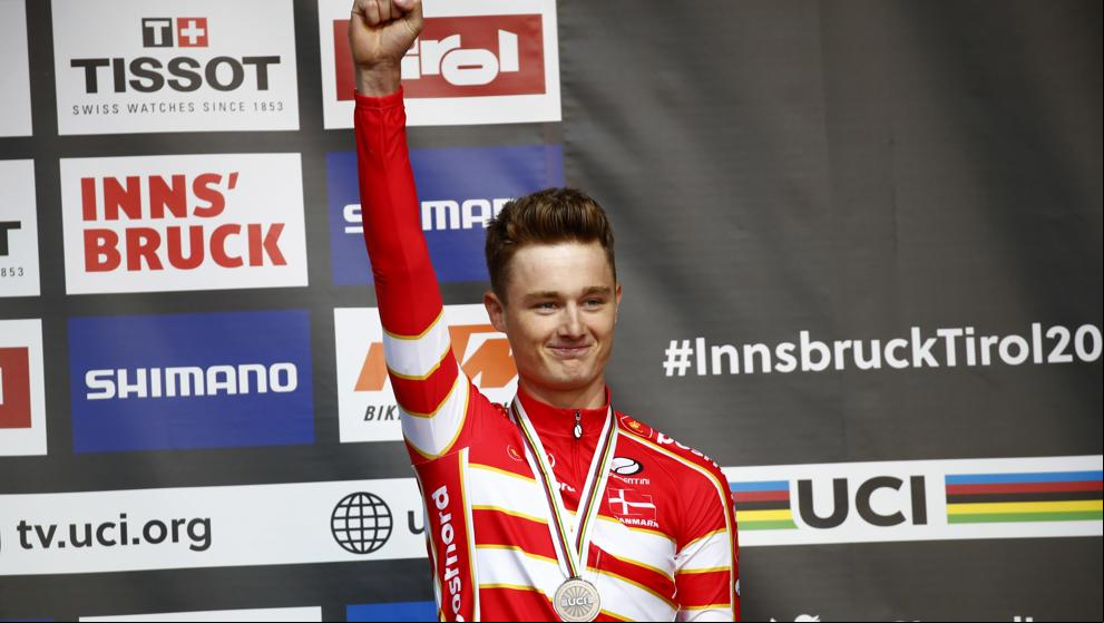 Atropellan al danés Norsgaard (Movistar) en Girona