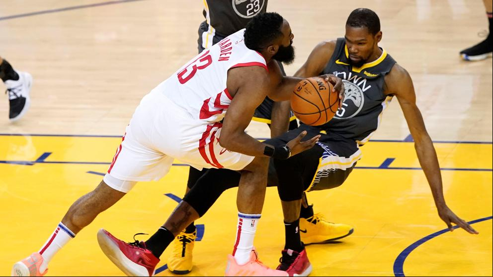 Durant dirige a los Warriors a su segunda victoria ante los Rockets