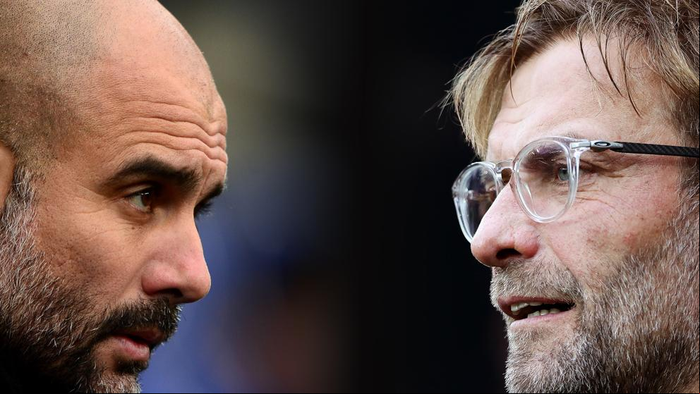 Guardiola y Klopp se disputan la Premier League