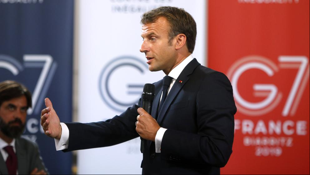 Los líderes del G-7 acuden a Biarritz en un clima de gran crispación