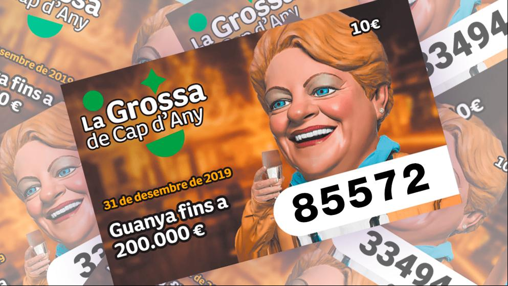 El 85572, tercer premio de La Grossa de Cap d’Any 2019