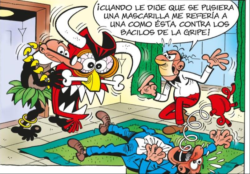 Las 10 cosas que Mortadelo y Filemón ya predijeron del coronavirus