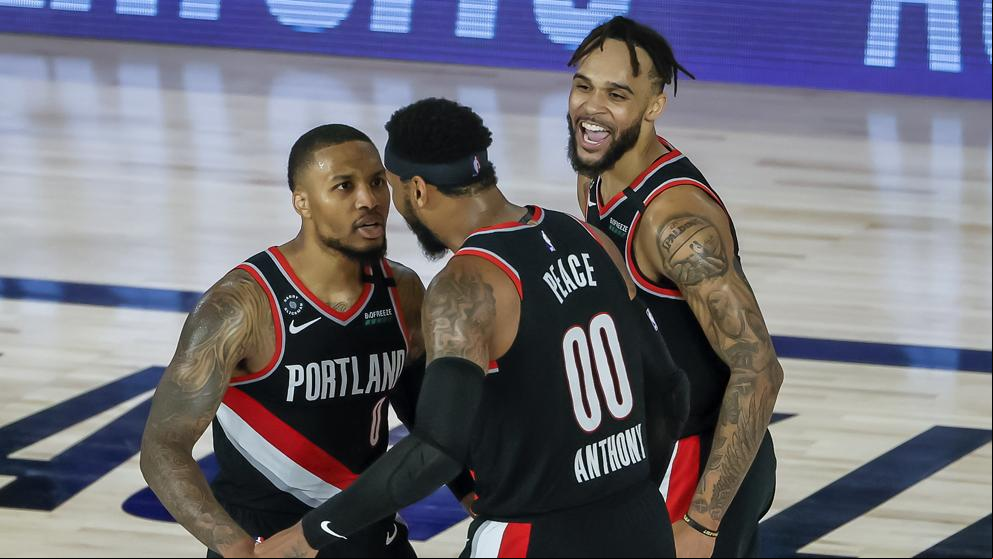 Los Blazers se clasifican para el playoff de la NBA