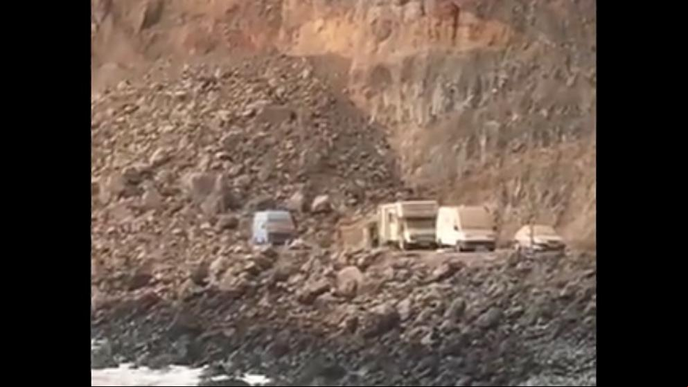 El Gobierno de Canarias declara la situación de emergencia tras un gran desprendimiento en La Gomera